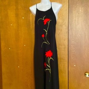 Long party dress “Carmen” motive